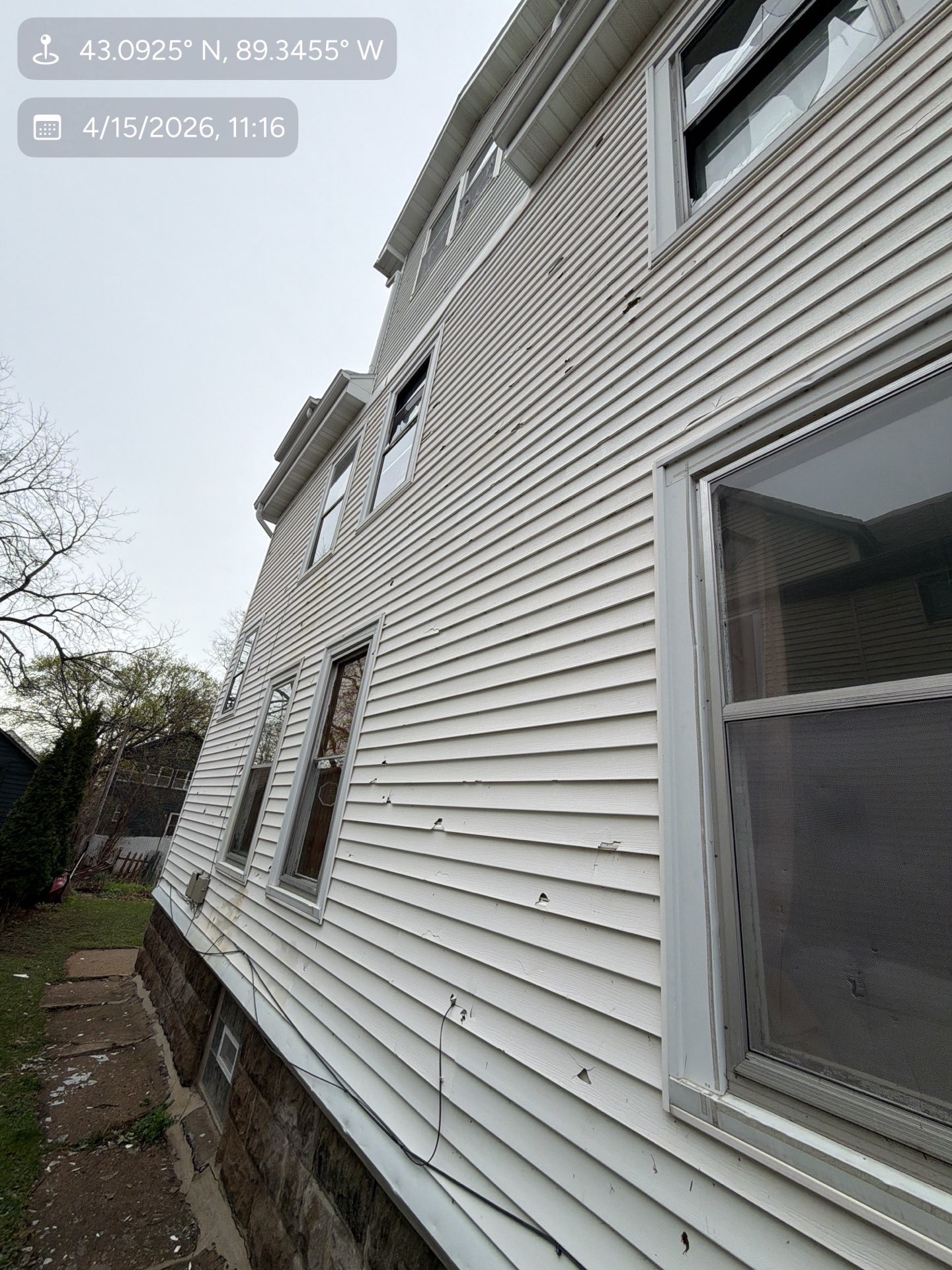 Protected gutters Close up