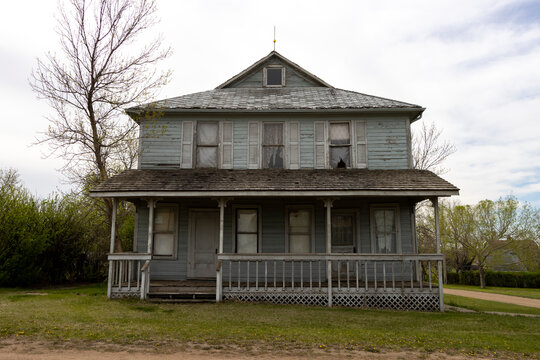 View of siding and windows on house