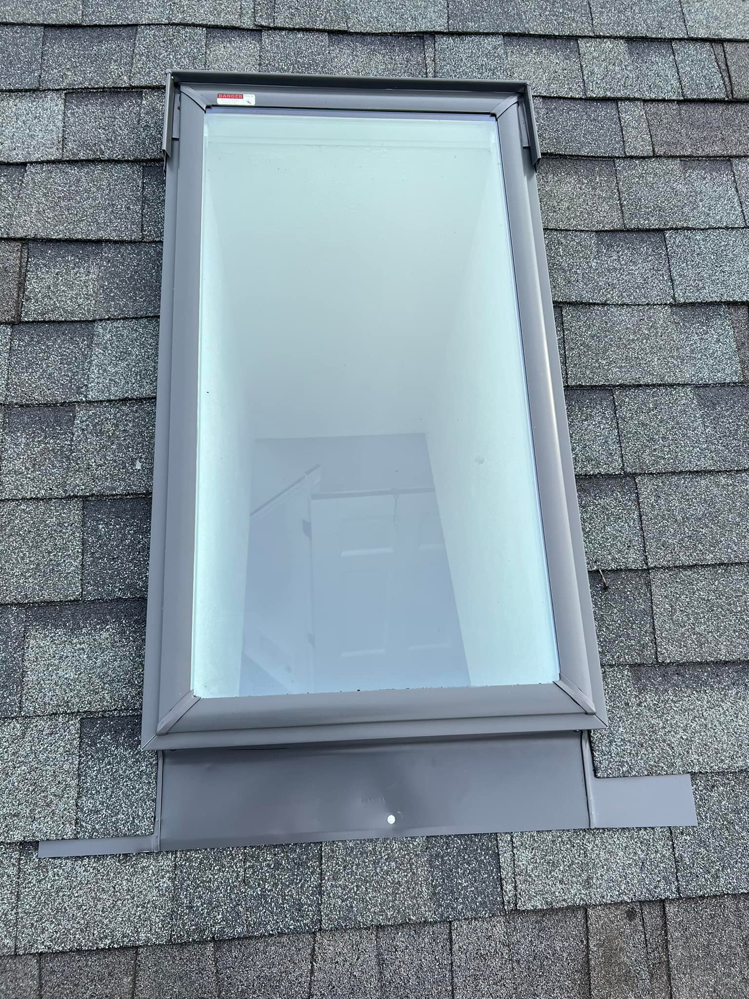 Protected gutters Close up