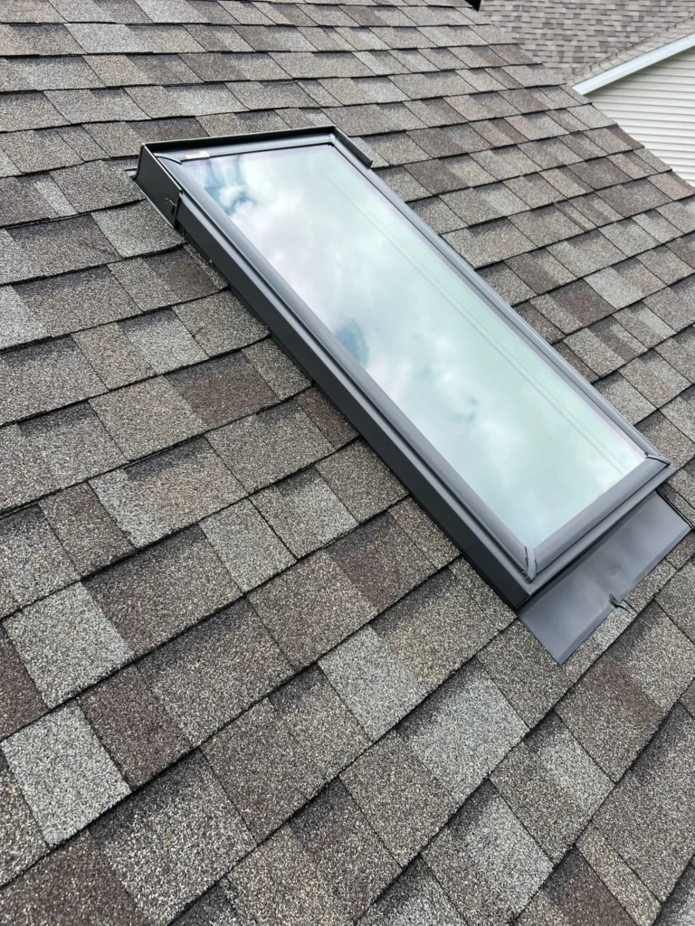 Roof and window