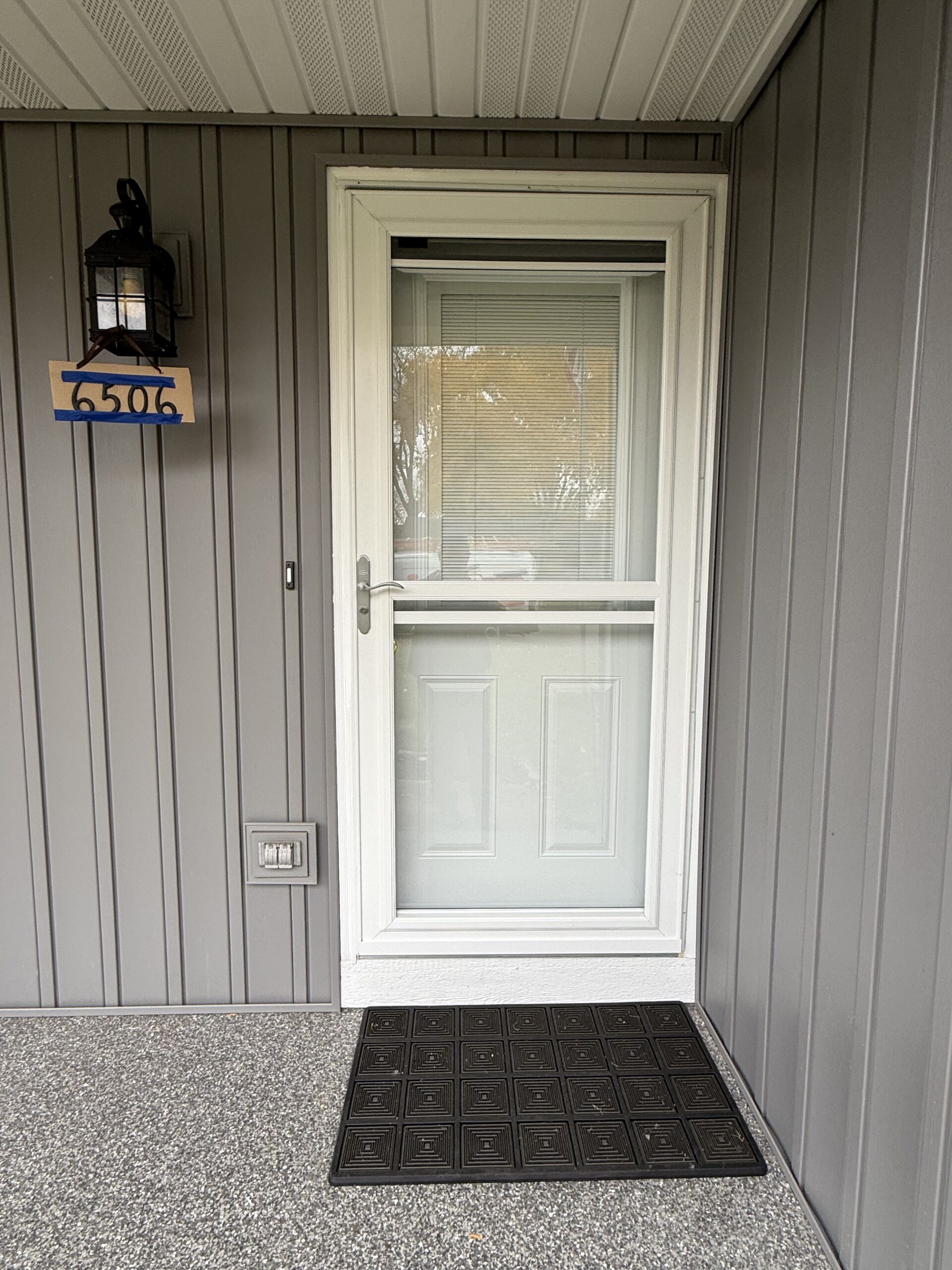 View of siding and windows on house