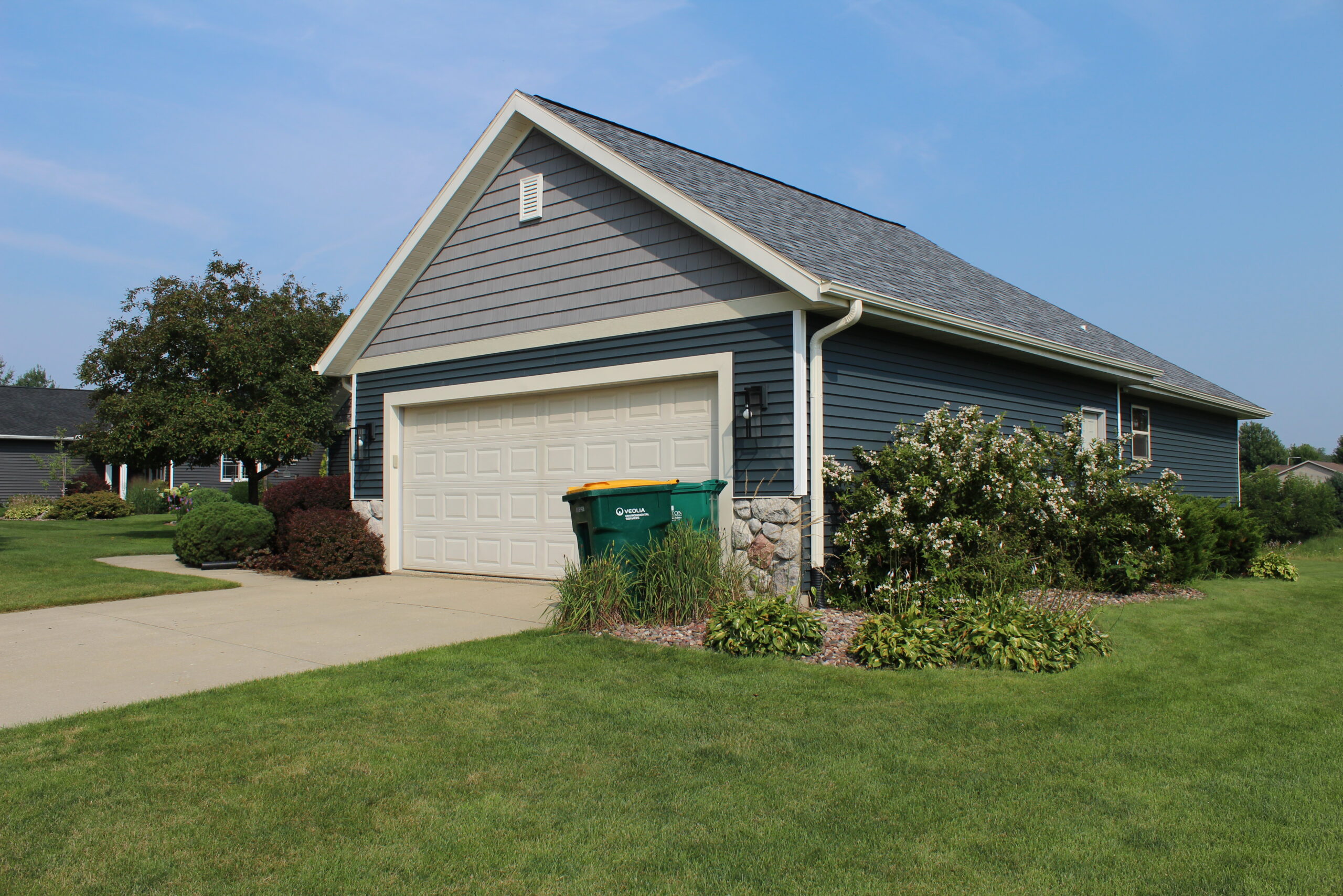 View of siding and windows on house