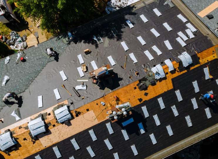 View of siding and windows on house