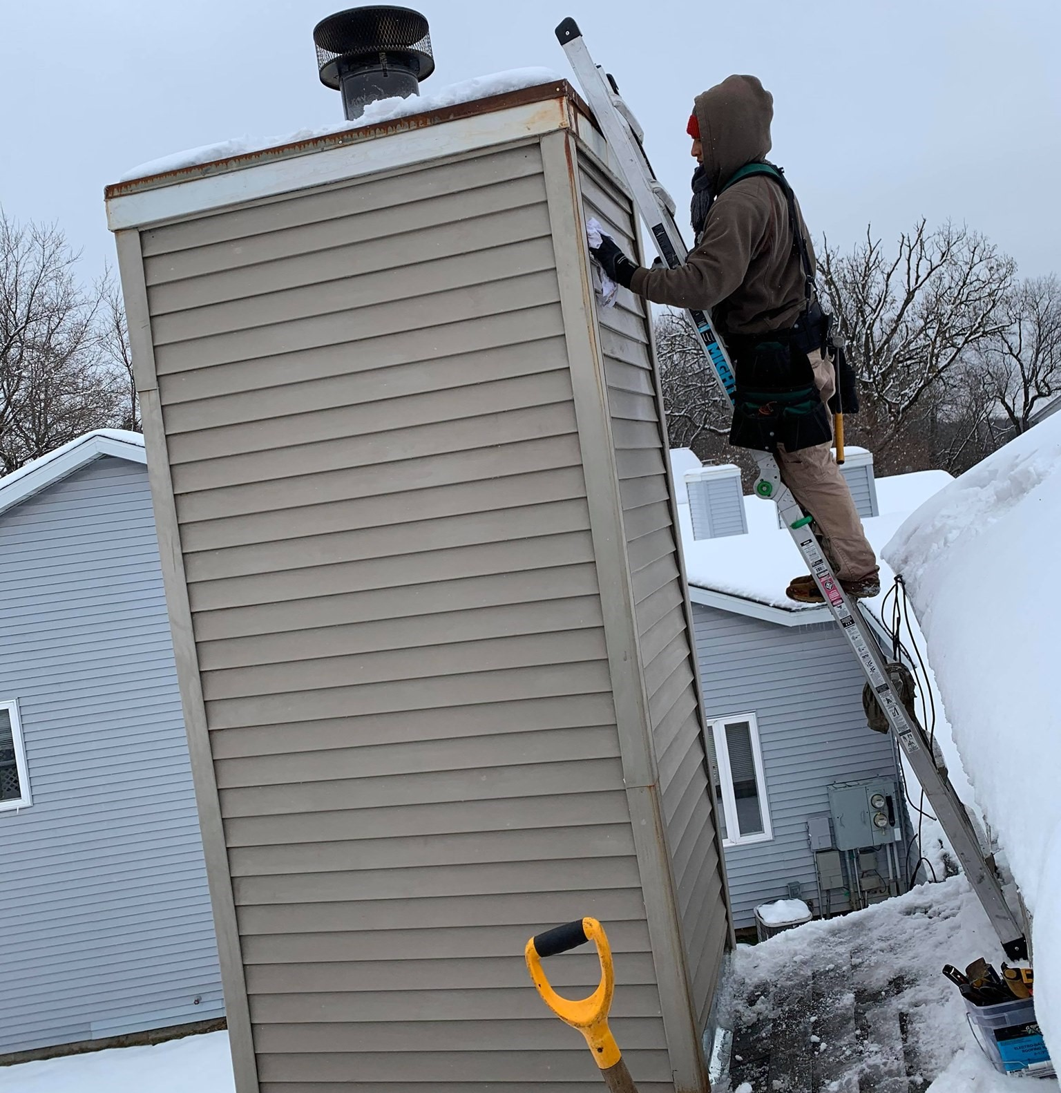 Chimney siding