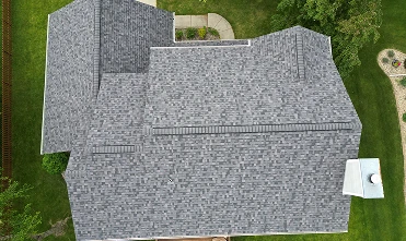 Roof from birds eye view
